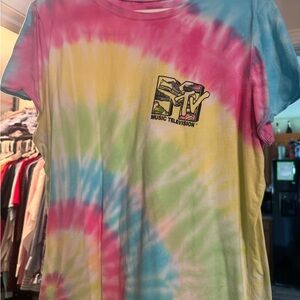 MTV Tie-Dye Short Sleeve Tee